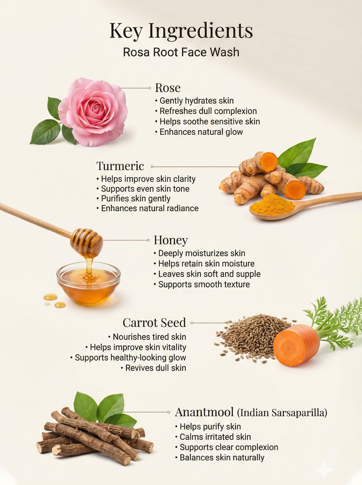 Rosa Root Facewash (100 ML)